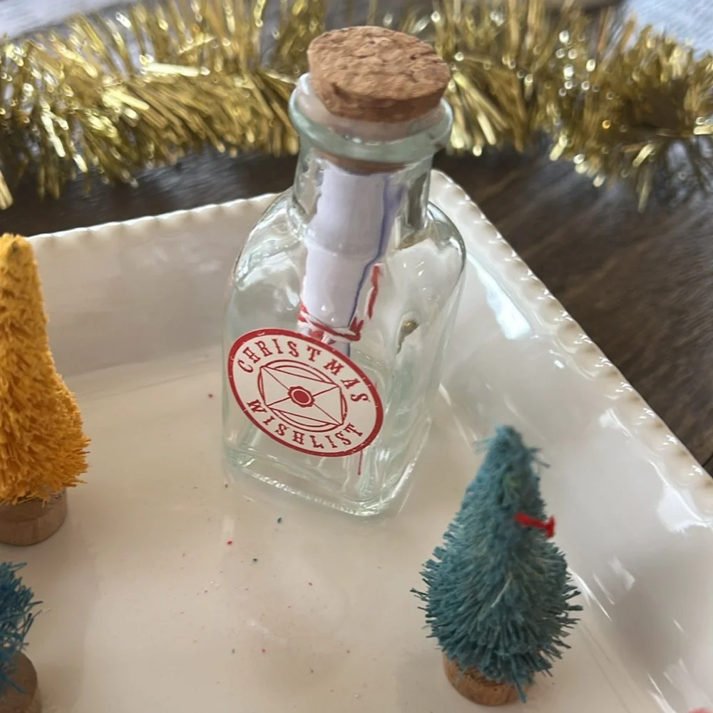 Misc. Christmas Tray Decor Target mini trees etc.